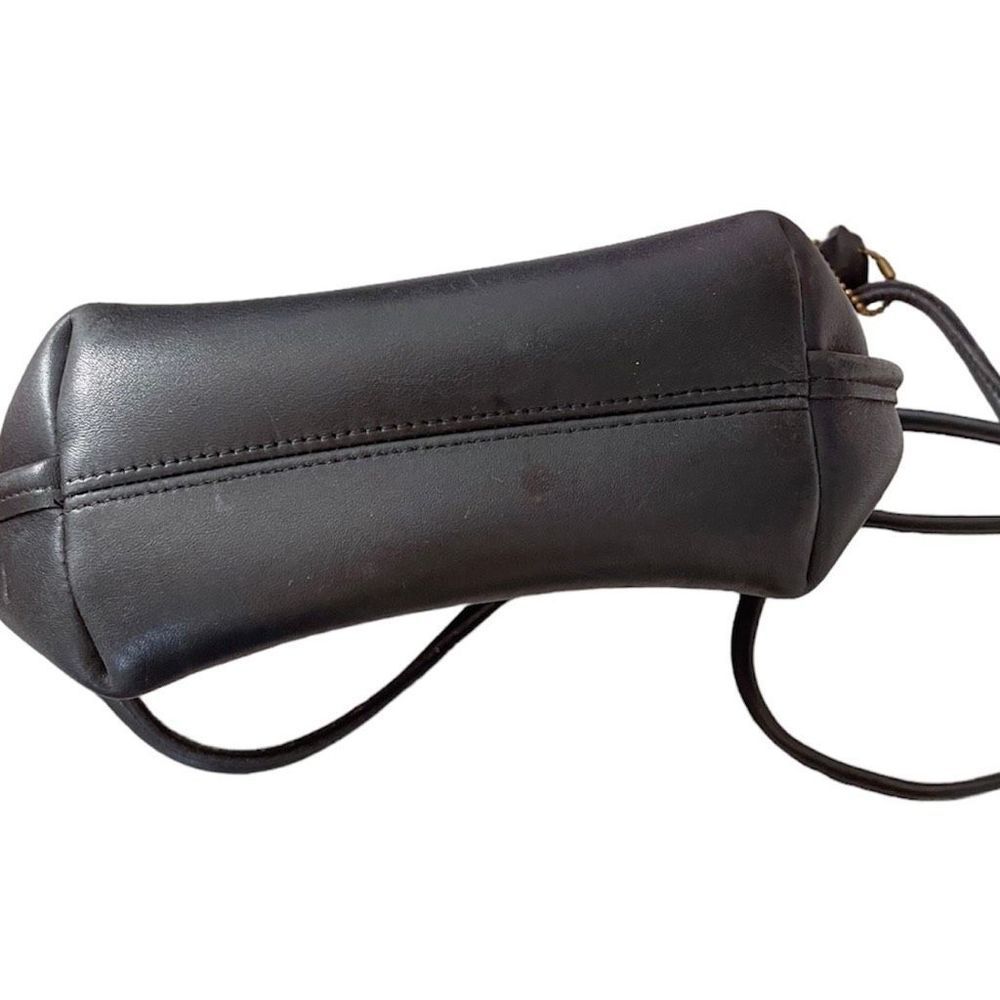 Coach Black Leather Crossbody with Gold Turnlock Accent - Picture 5 of 8